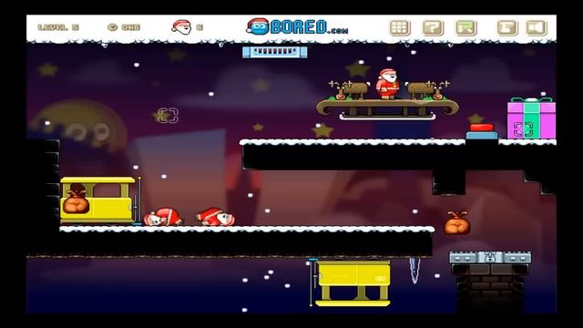 Super Santa Kicker 3 Walktrought 1-9 [Gameplay] HD смотреть онлайн