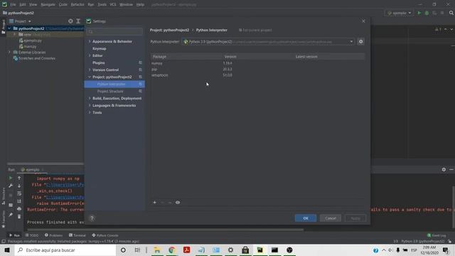 How to fix the numpy problem in pycharm python (12/18/2020) смотреть онлайн