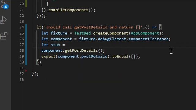 Angular Unit Testing : Unit Test Angular Component With Service | Karma | Jasmine смотреть онлайн