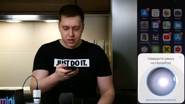 ЭКСКЛЮЗИВ!! ПЕРВАЯ РАСПАКОВКА Apple HomePod Mini на русском YouTube! Первые эмоции и впечатления! смотреть онлайн