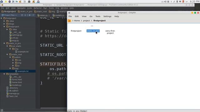 46 Python Web Django collect Static تجميع ملفات الثابتة смотреть онлайн