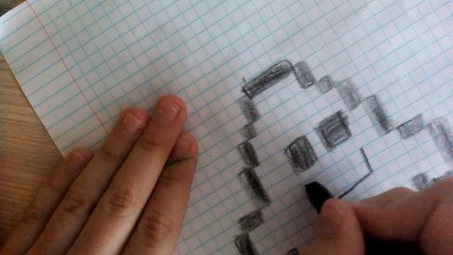 Как нарисовать по клеточкам робо-спайка из бравл старс. смотреть онлайн