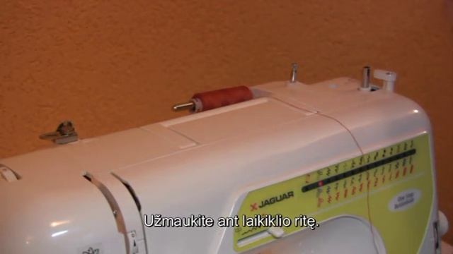 Mašinos pajungimas, apatinio siūlo privyniojimas ir įvėrimas смотреть онлайн