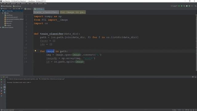 Training Classifier to Recognize a Person | Real Time Face Recognition in OpenCV with Python p. 5 смотреть онлайн