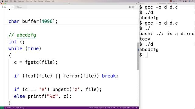 ungetc() Function | C Programming Tutorial смотреть онлайн