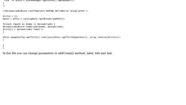 Magento: Change Breadcrumbs Home link's URL 2.1 (3 Solutions!!) смотреть онлайн