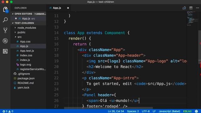 Composição ReactJS смотреть онлайн