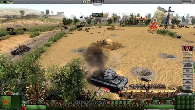 M1 Abrams vs Tiger I - Modern D-Day - Men of War: Assault Squad 2 Beach Invasion Gameplay смотреть онлайн