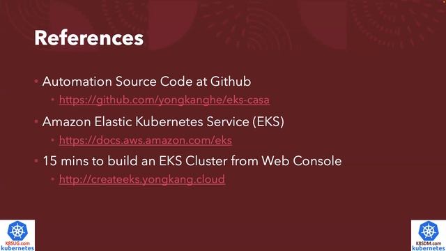 EKS Automation - Automate EKS 1.25 Cluster in 18 minutes by Yongkang | Kubernetes Automation смотреть онлайн