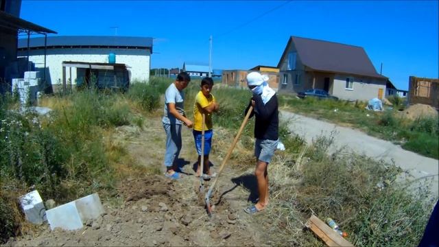 МПС Алматы. Ограждение участка. Фундамент. 04.07.2017. смотреть онлайн