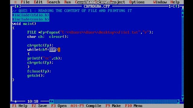Reading the contents of a file In C | File Handling смотреть онлайн