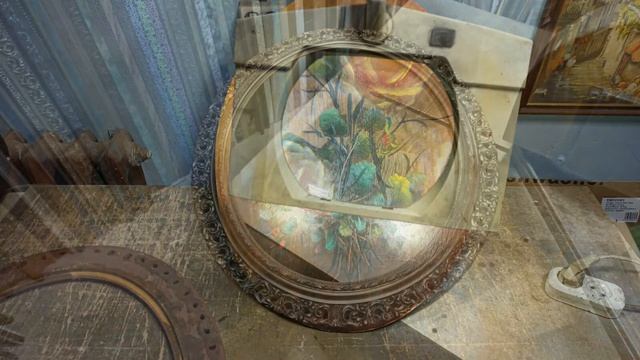 Реставрация картины натюрморта 19 век франция и овальной антикварной рамы смотреть онлайн