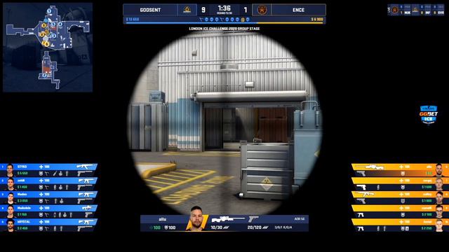 ENCE vs GODSENT [Map 1, Nuke] (Best of 3) ICE Challenge 2020 смотреть онлайн