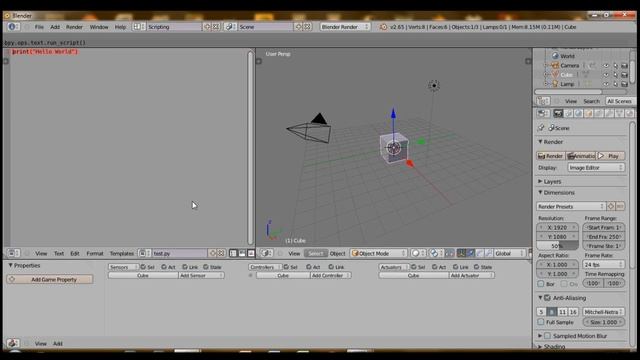 BGE RTS Tutorial 4: Python Setup смотреть онлайн
