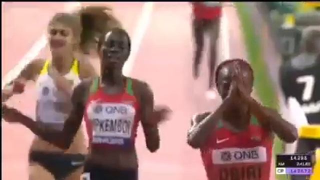 Hellen Obiri win GOLD in 5000 meters race in Doha 2019 Olympics смотреть онлайн