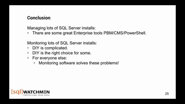 How to manage and monitor large SQL Server estates смотреть онлайн