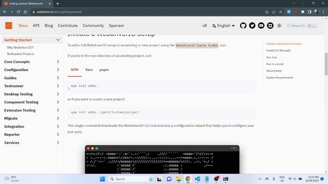 How To Set up WebdriverIO 2023 | Easy Steps | Windows and Mac | JavaScript | Selenium смотреть онлайн