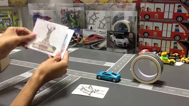 Игровой набор КИЕВ - авторская коллекция домов с дорогой. Трик-Трек. Игровой скотч смотреть онлайн