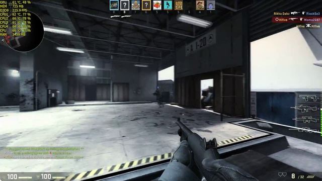 CS GO- XFX R9 390 8gb/ MSI Z97S SLI Krait Edition/ 1080p Benchmark смотреть онлайн