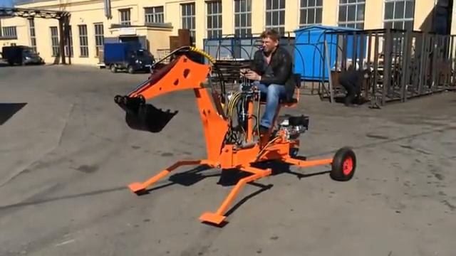 Мини экскаватор "МиФ" от прямого производителя_демо работы смотреть онлайн