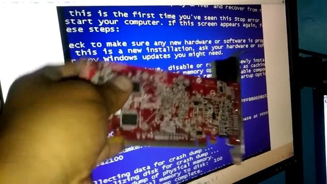 BLUE SCREEN error 0x00000116 is due to a bad video card смотреть онлайн