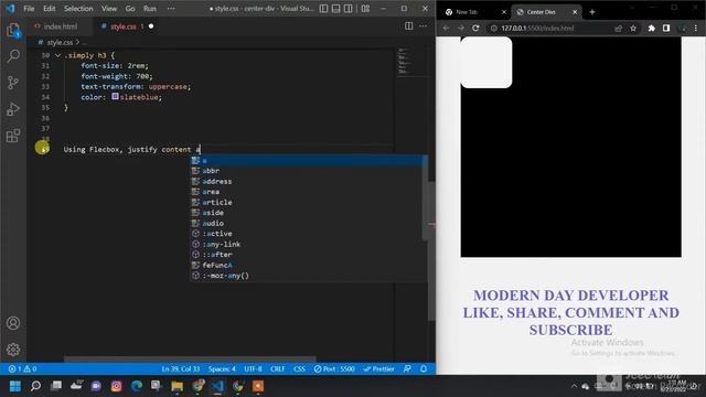 10 ways to center a div using CSS | 10 ways to center a div inside another div | CSS Tips & Tricks смотреть онлайн