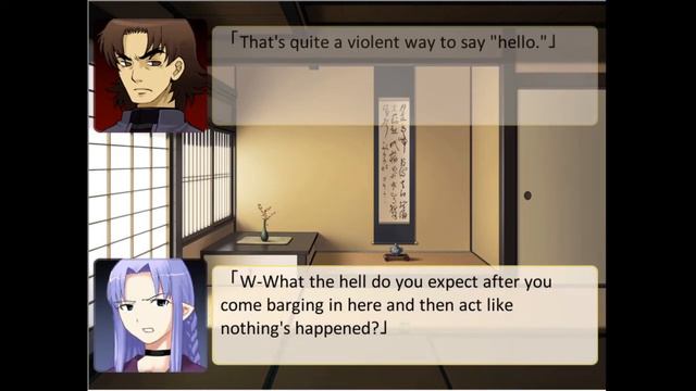 Fate/hollow ataraxia Toraburu Hanafuda Kotomine Route Part 1 смотреть онлайн