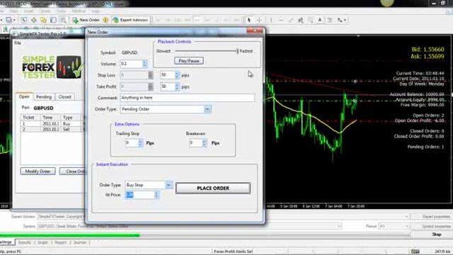 [Simple Forex Tester] Program Demonstration смотреть онлайн