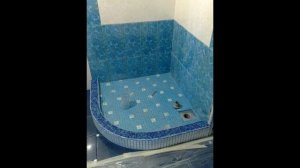 Самодельная ванна из кафельной плитки