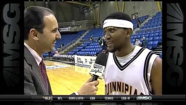 MBB vs Robert Morris MSG TV Postgame Interview with James Johnson смотреть онлайн