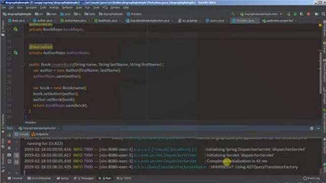 Изучая Spring - 47 GraphQL альтернатива Rest/2 mutation смотреть онлайн