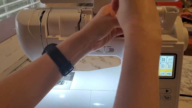 How to Set Up and Use a Twin Needle for Sewing on a Brother Sewing and Embroidery Machine SE1900 смотреть онлайн