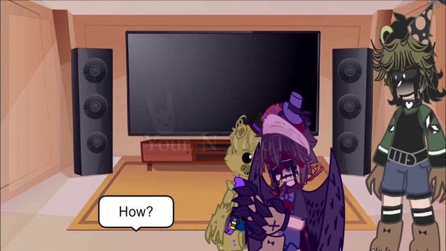 Afton kids react to angst!! //afton family\\ IM BACK!! смотреть онлайн