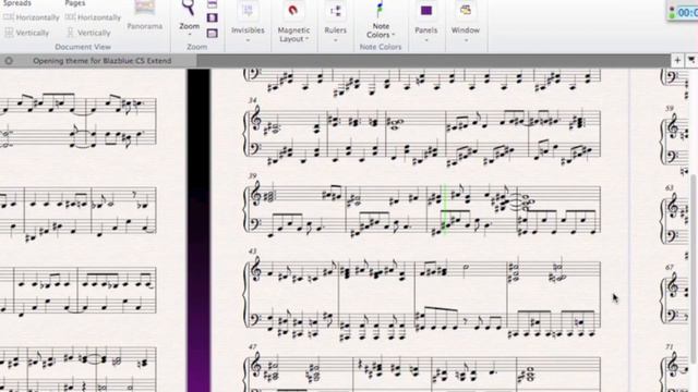 Soukyuu no Hikari - Theme of Blazblue: Continuum Shift Extend with Sheet Music смотреть онлайн