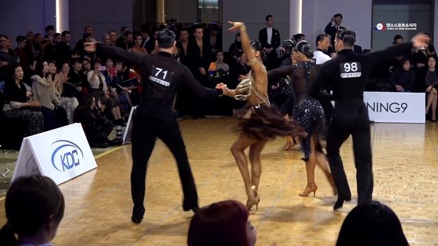 Stefano Di Filippo & Dasha - korea open 2019- Pro Latin l chachacha смотреть онлайн