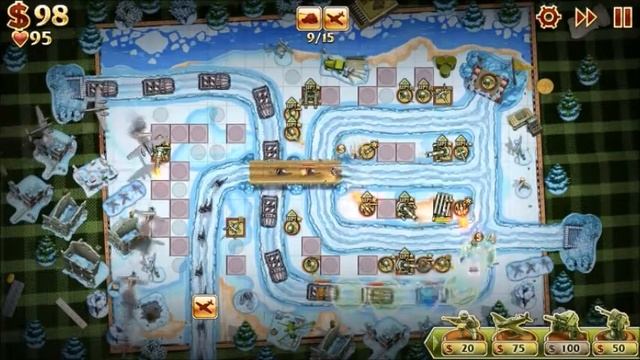 Игра Солдатики 2, 24-й уровень, Сталинград прохождение, геймплей смотреть онлайн