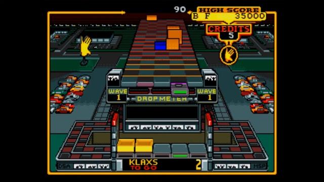 Klax Review For The Sega Genesis