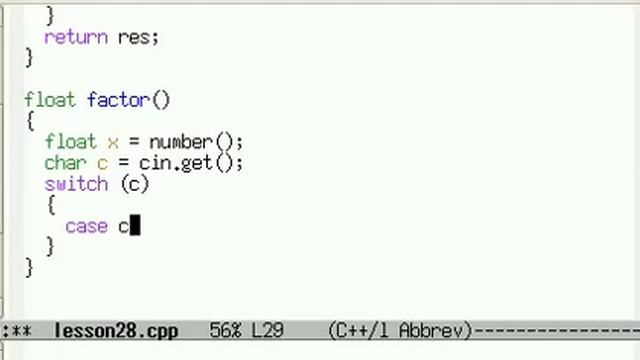 28 Урок 28 C++ Разбор арифметических выражений смотреть онлайн