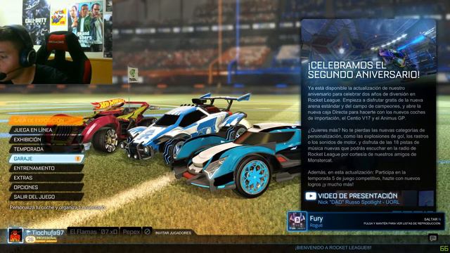 Rocket League | Noche con XxByJoseteYTxX + Sorteazo (Key Steam) смотреть онлайн