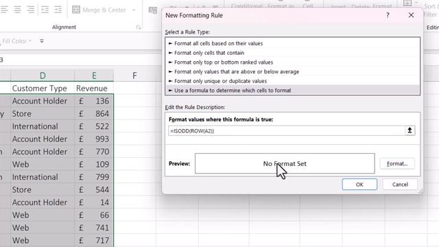 Excel Alternating Row and/or Column Colour Without Using Table | Banded Rows or Columns смотреть онлайн