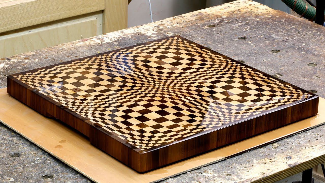 End grain cutting board absorbs oil смотреть онлайн
