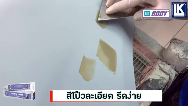 สีโป๊วจับรอยชนิดหลอด P980 HB Body