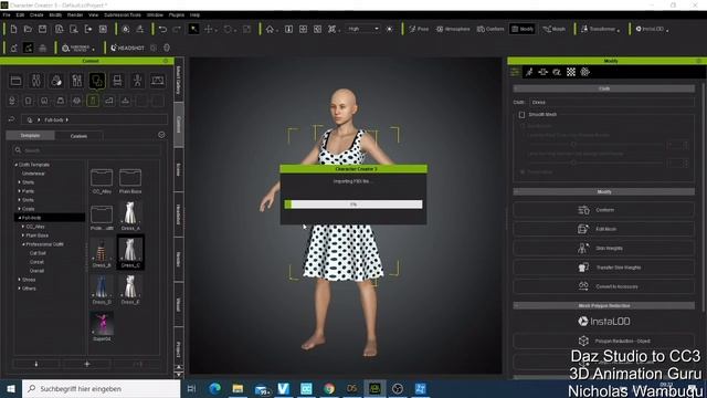 Daz studio tutorial for beginners - How to import a Daz Studio Character to Character Creator 3 смотреть онлайн