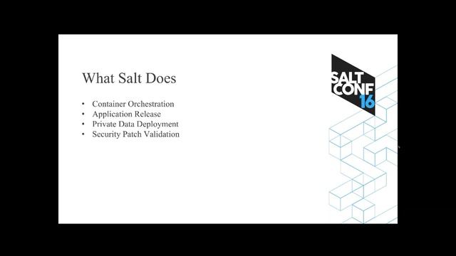 USDA Builds Web Platforms at Scale with SaltStack and Docker смотреть онлайн