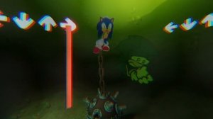 Sonic Underwater Drowning 360° Sink Below The Depth Animated