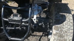 минитрактор из мотоблока с кузовом спереди