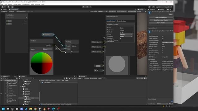 Unity The simplest outline - ShaderGraph смотреть онлайн