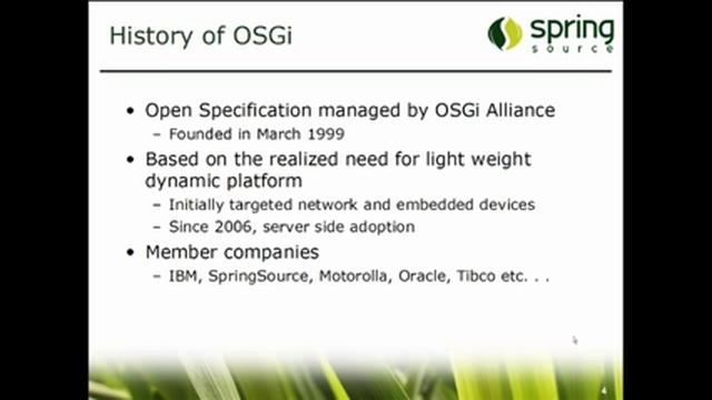 OSGi Training смотреть онлайн