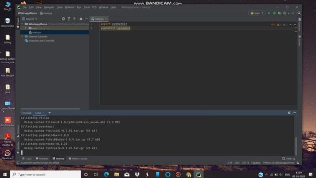 Python - Sending Whatsapp Message смотреть онлайн