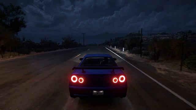 Sad Drive on the Nissan Skyline | Sad Night Hours | Relaxing Music смотреть онлайн